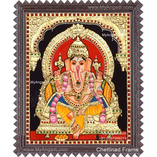 Ganesha Tanjore Painting