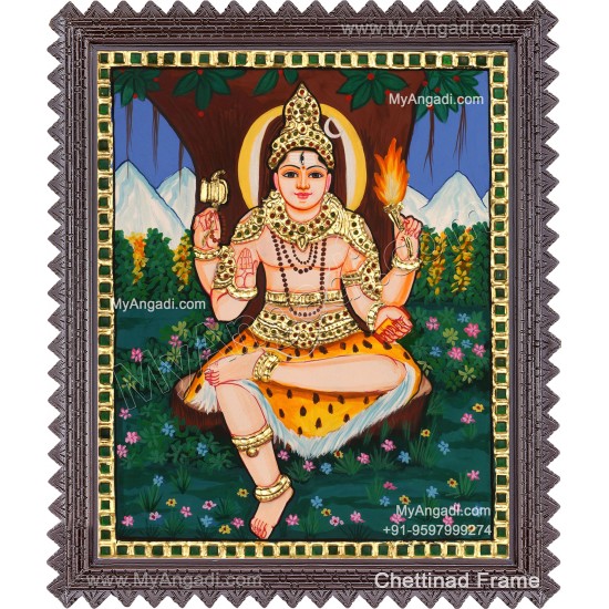 Dakshinamurthi Tanjore Painting
