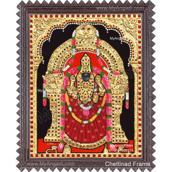 Thaayar Tanjore Painting, Tirupati Padmavathi Thayar Tanjore Painting