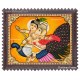 Ganesha Murugar On Peacock Tanjore Painting