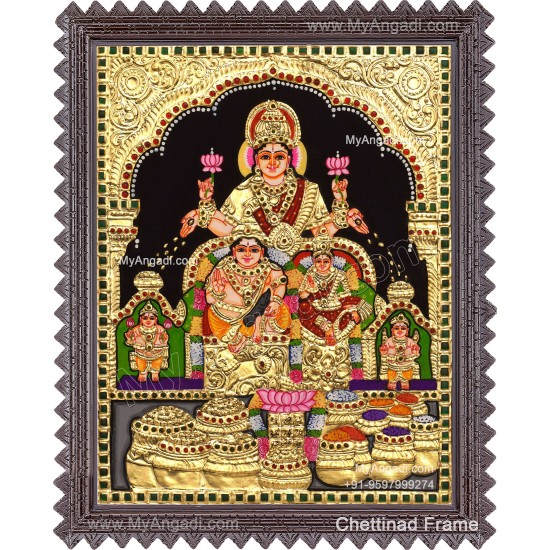 Kubera Lakshmi Tanjore Painting