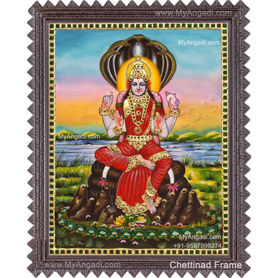 Renuka Devi Tanjore Painting, Amman Tanjore Painting