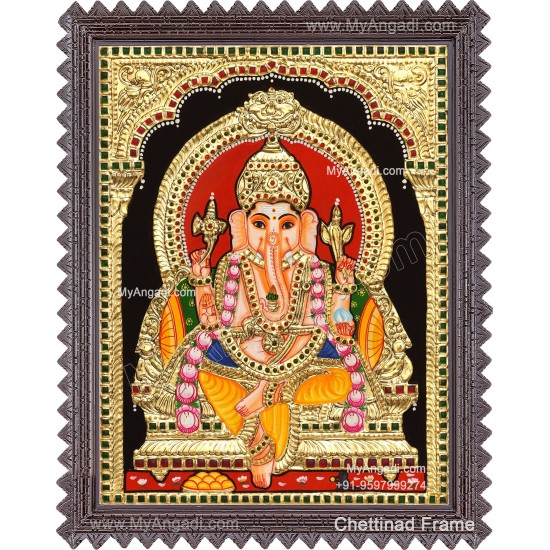 Ganesha Tanjore Painting