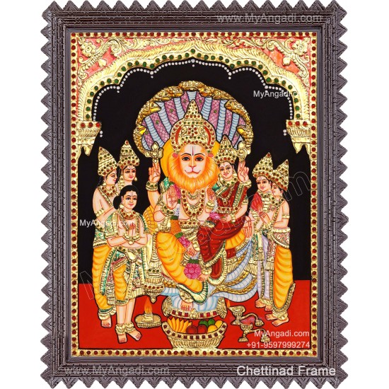 Lakshmi Narasimmar Tanjore Paintings