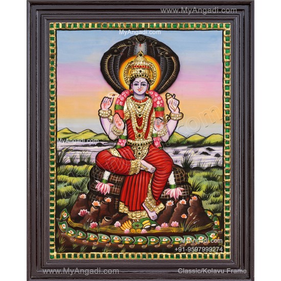 Renuka Devi  3D Embossed Tanjore Painting