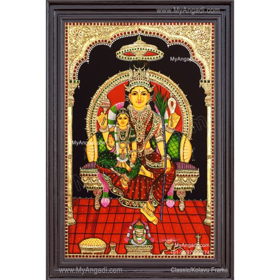 Lalitha Devi Tanjore Painting