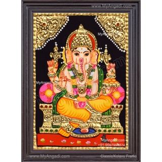 Ganesha Tajore Painting