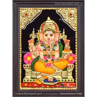 Vinayagar Tanjore Painting 