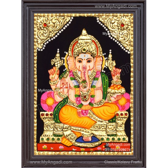 Vinayagar Tanjore Painting 