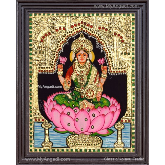 Mahalakshmi Tanjore Painting