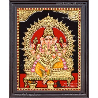 Ganesha Tanjore Painting