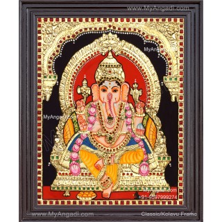 Ganesha Tanjore Painting