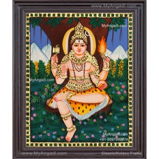 Dakshinamurthi Tanjore Painting