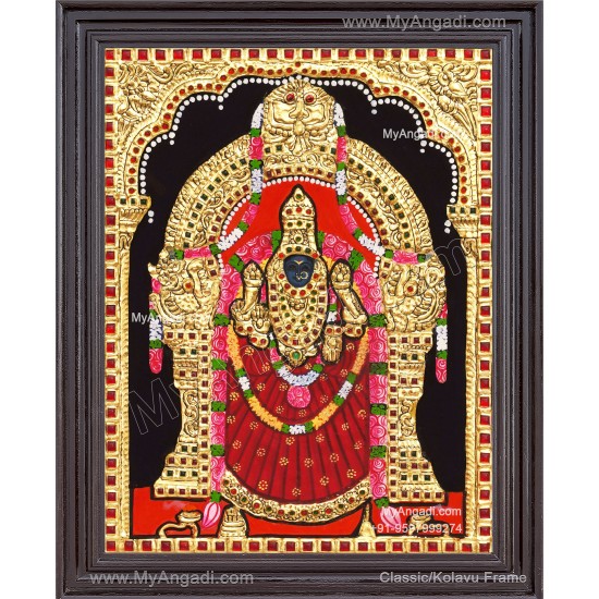 Thaayar Tanjore Painting, Tirupati Padmavathi Thayar Tanjore Painting
