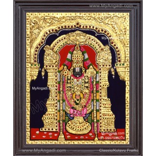 Venkateshwara  Swamy Tanjore Painting