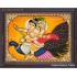 Ganesha Murugar On Peacock Tanjore Painting