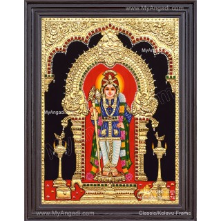 Palani  Murugan Tanjore Painting