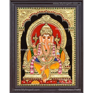 Ganesha Tanjore Painting