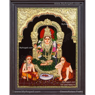 Kamatchi Amman Tanjore Painting