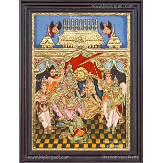 Ram Parivar Tanjore Painting