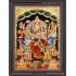 Raja Rajeshwari Tanjore Painting