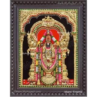 Embossed Balaji 3d Tanjore Painting