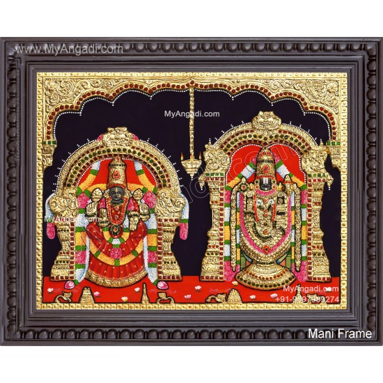3D Balaji Thayar Tanjore Painting