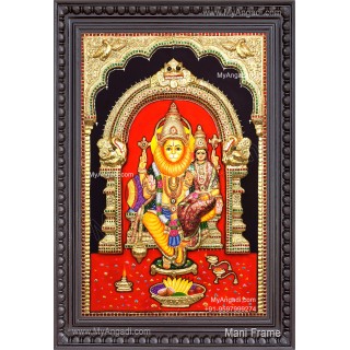Lakshmi Narasimhar 3D Tanjore Painting
