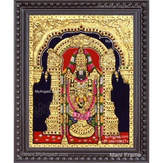 Venkateshwara  Swamy Tanjore Painting