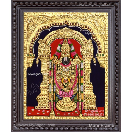 Venkateshwara  Swamy Tanjore Painting