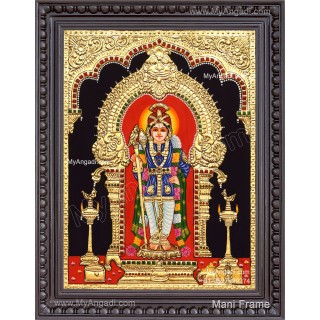 Palani  Murugan Tanjore Painting