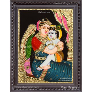 Yashoda Krishna Tanjore Painting