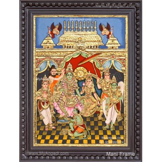 Ram Parivar Tanjore Painting