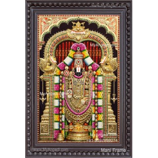 3d Balaji Lakshmi Tanjore Painting