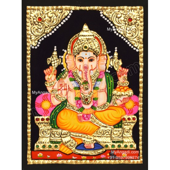 Vinayagar Tanjore Painting 