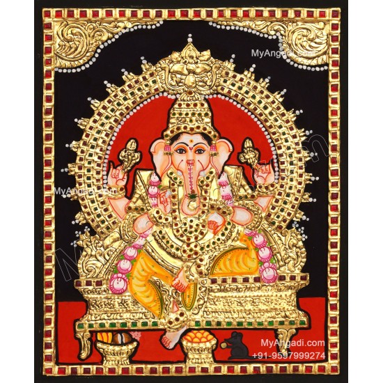 Ganesha Tanjore Painting