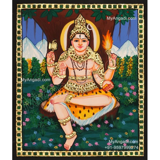 Dakshinamurthi Tanjore Painting