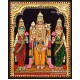 Murugar valli deivanai Tanjore Painting