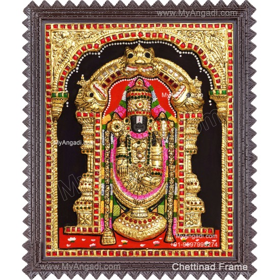 3D Balaji Tanjore Painting