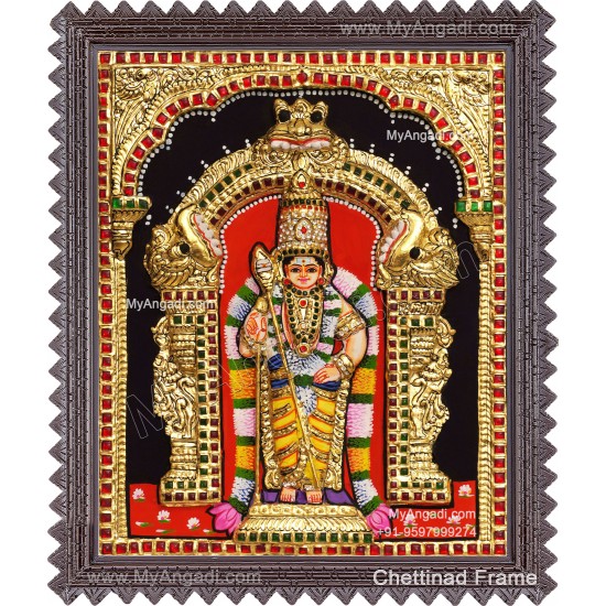 Murugan 3D Tanjore Painting