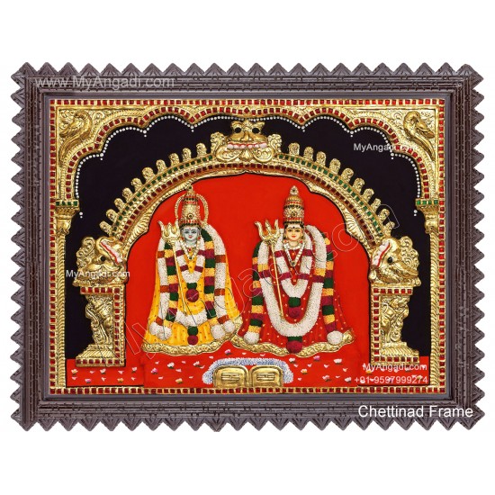 Appathal Paavathal 3D Tanjore Painting