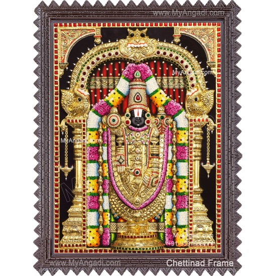 Balaji 3d Tanjore Painting