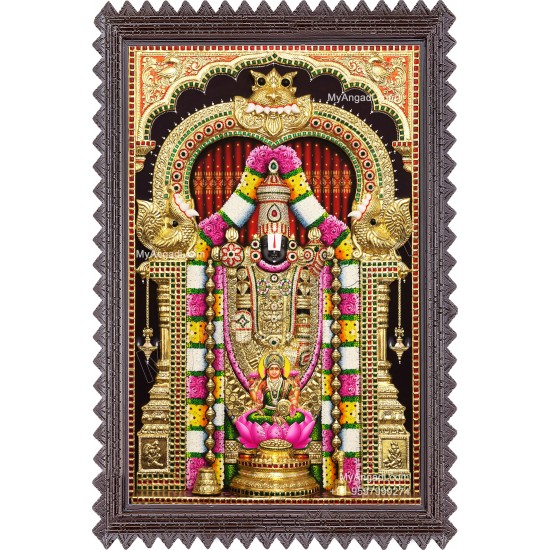Balaji Lakshmi 3D Tanjore Painting