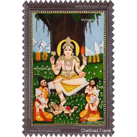 Dakshinamurthi Tanjore Painting