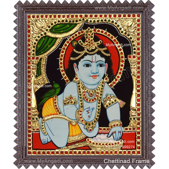 Krishna Tanjore Painting