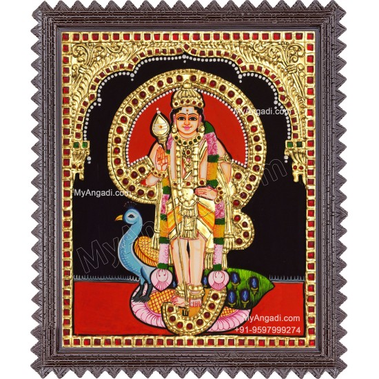 Murugan Tanjore Painting