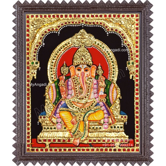 Ganesha Tanjore Painting