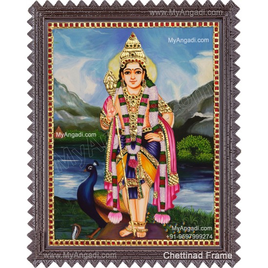 Murugan Tanjore Painting