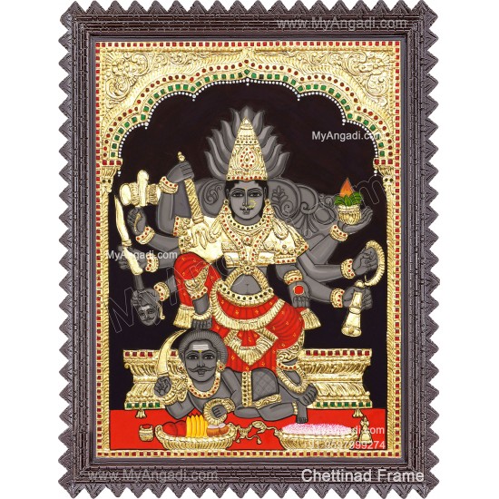 Sivalapuri Amman Tanjore Painting