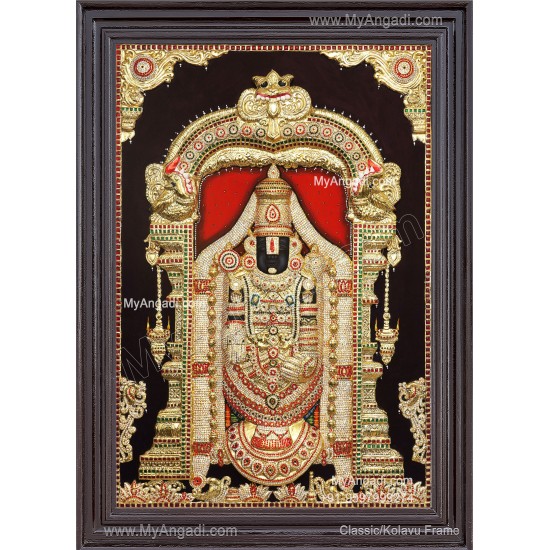 3D Balaji Tanjore Painting